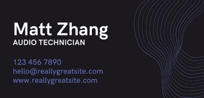 Business Card Portfolio